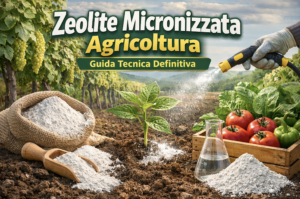 Zeolite micronizzata agricoltura applicazione su suolo e piante con trattamento fogliare e miglioramento della fertilità